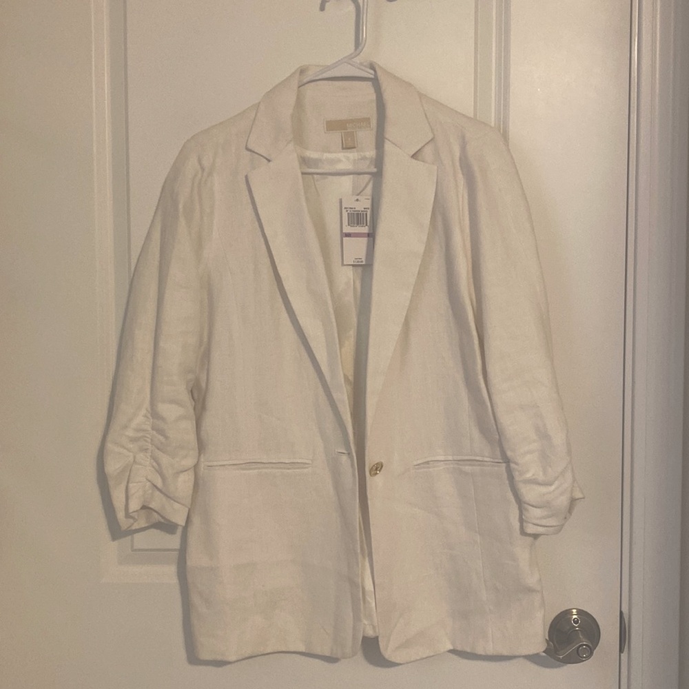 Michael Kors white blazer size 6